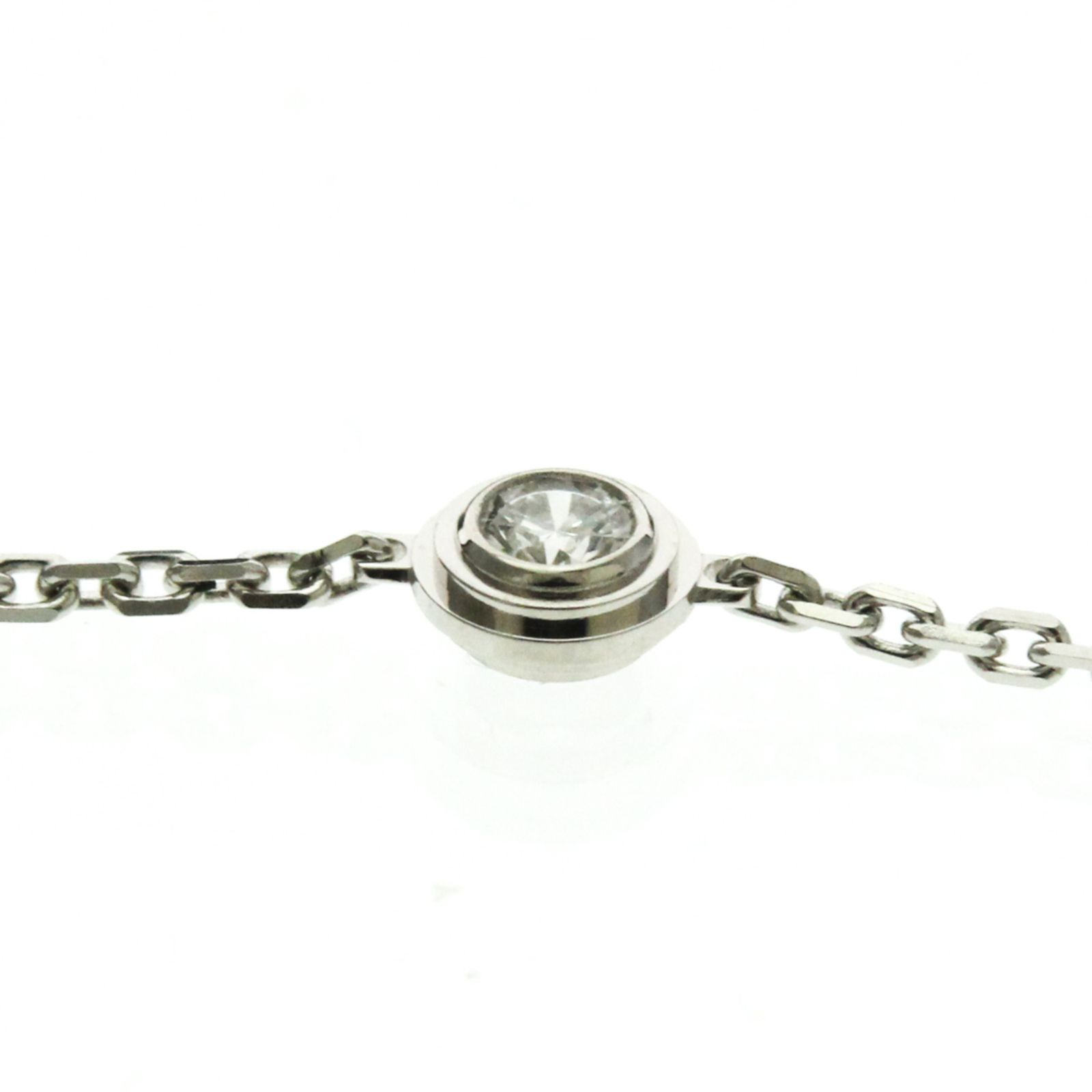 カルティエ(Cartier) ダムール ブレスレット XS K18ホワイトゴールド 