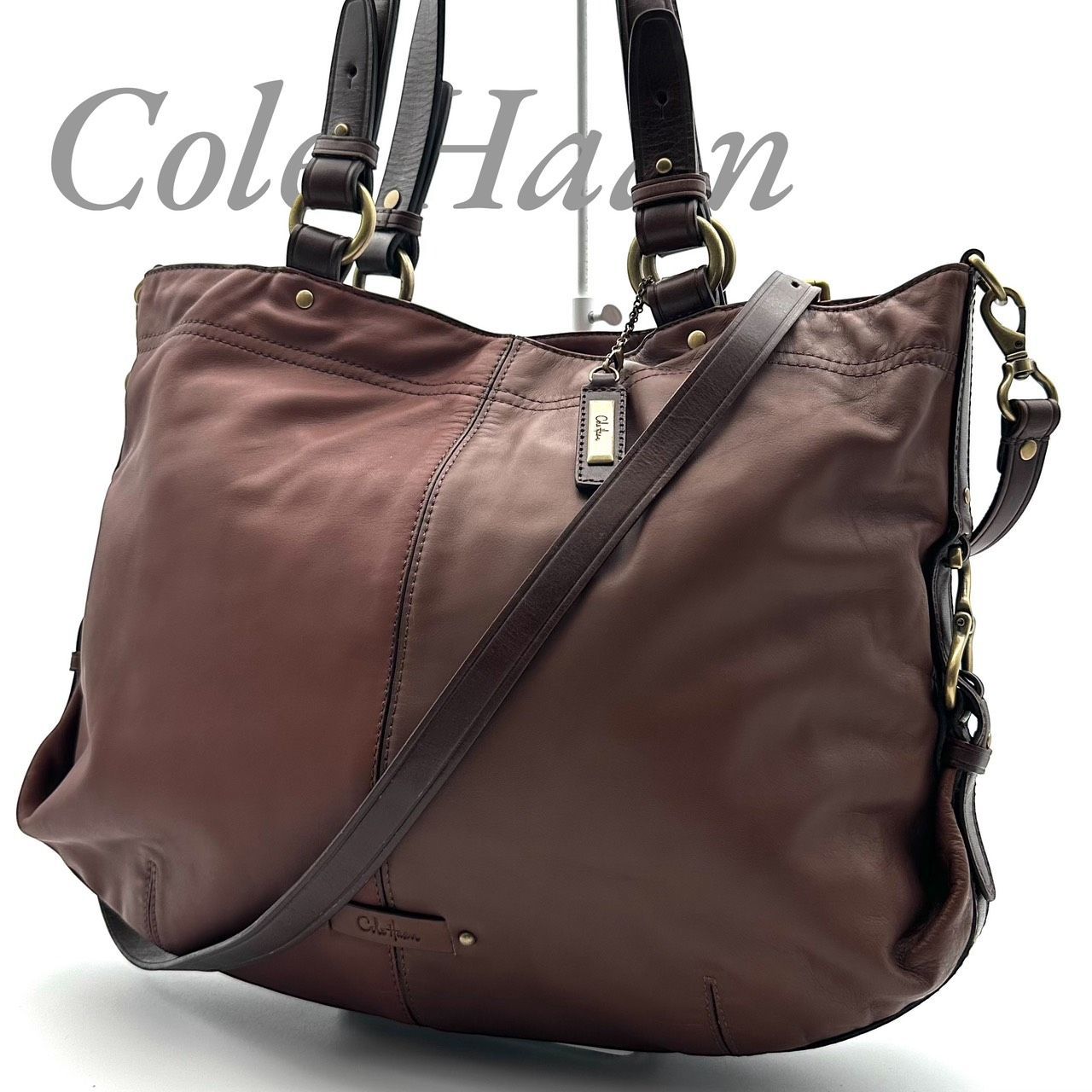 B4918】 Cole Haan コールハーン トートバッグ ショルダーストラップ 