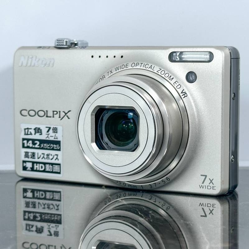Nikon COOLPIX S6000 シャンパンシルバー コンデジ デジカメ 中古