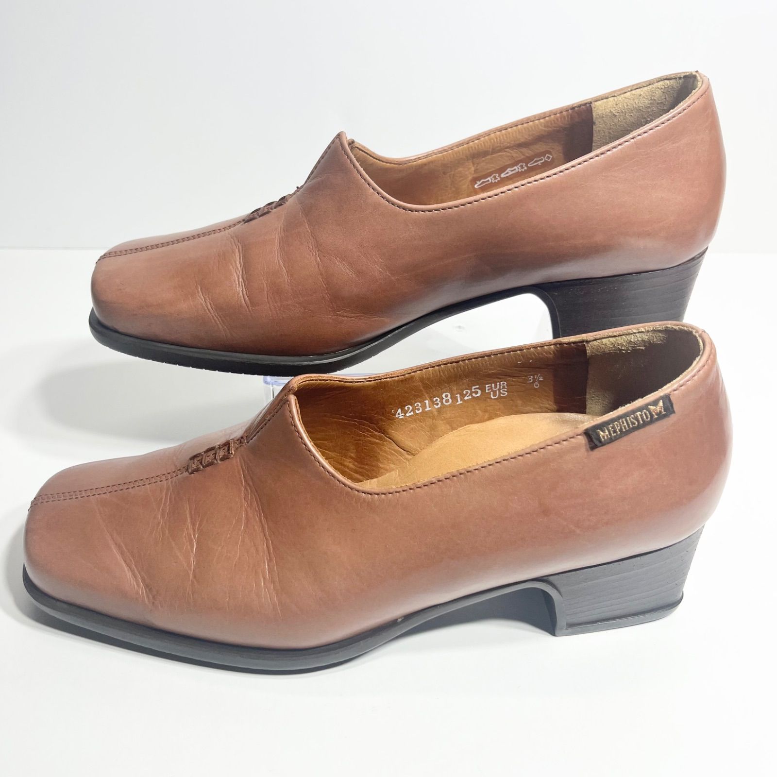 極美品】MEPHISTO メフィスト AIR-RELAX 本革 ローファー EU3.5/US6 