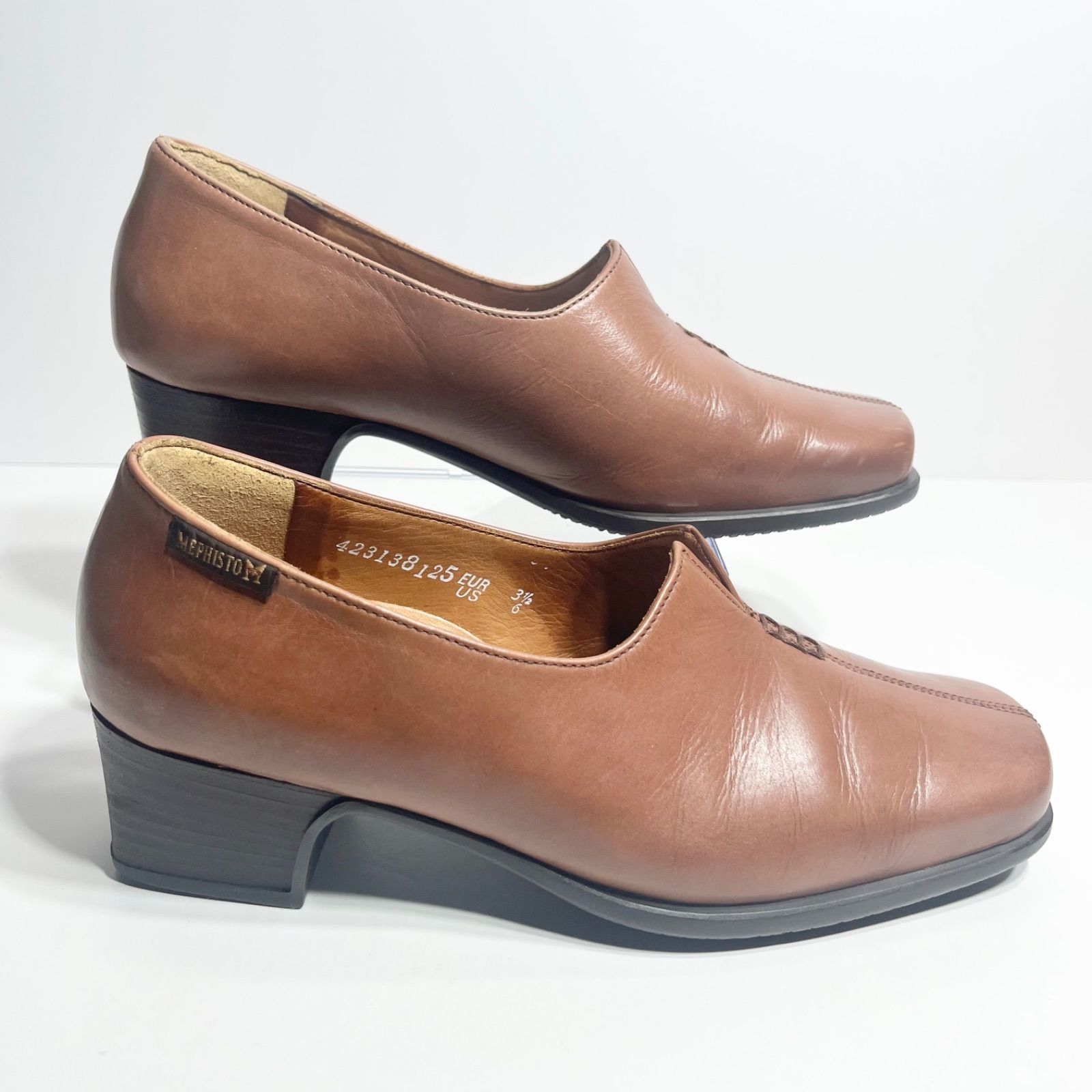極美品】MEPHISTO メフィスト AIR-RELAX 本革 ローファー EU3.5/US6 