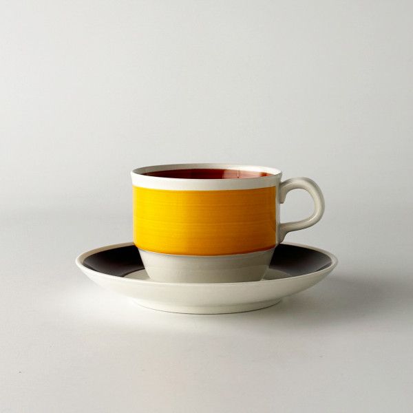 スウェーデン  カップ ＆ ソーサー Fokus 北欧 ヴィンテージ 陶器 コーヒーカップ 食器 ロールストランド フォーカス 96219 スウェーデン RORSTRAND カップ ＆ ソーサー Fokus 北欧 ヴィンテージ