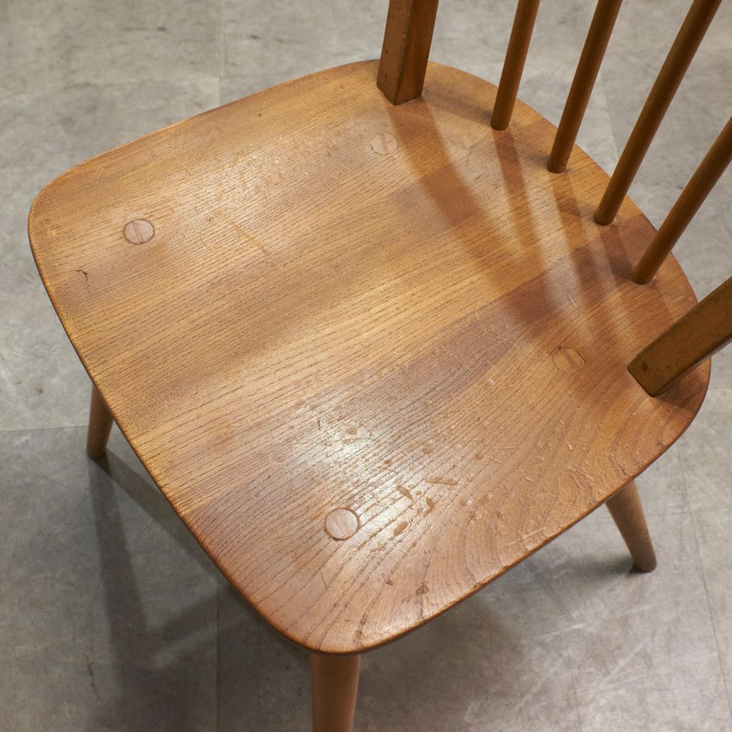 ercol フープバックチェア 4本 スポーク アーコール ダイニングチェア 