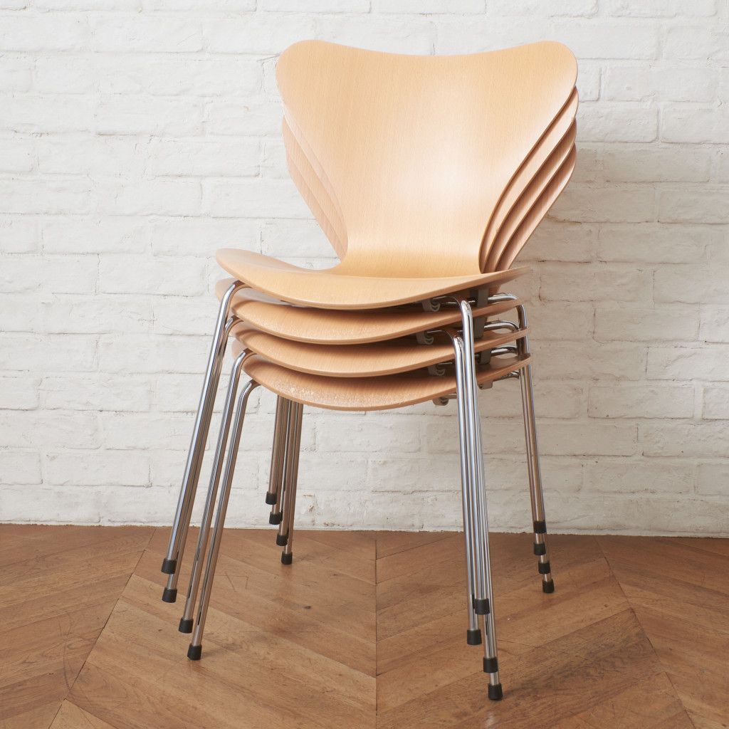 正規品 Fritz Hansen セブンチェア 3107 ビーチ 名作 椅子 北欧