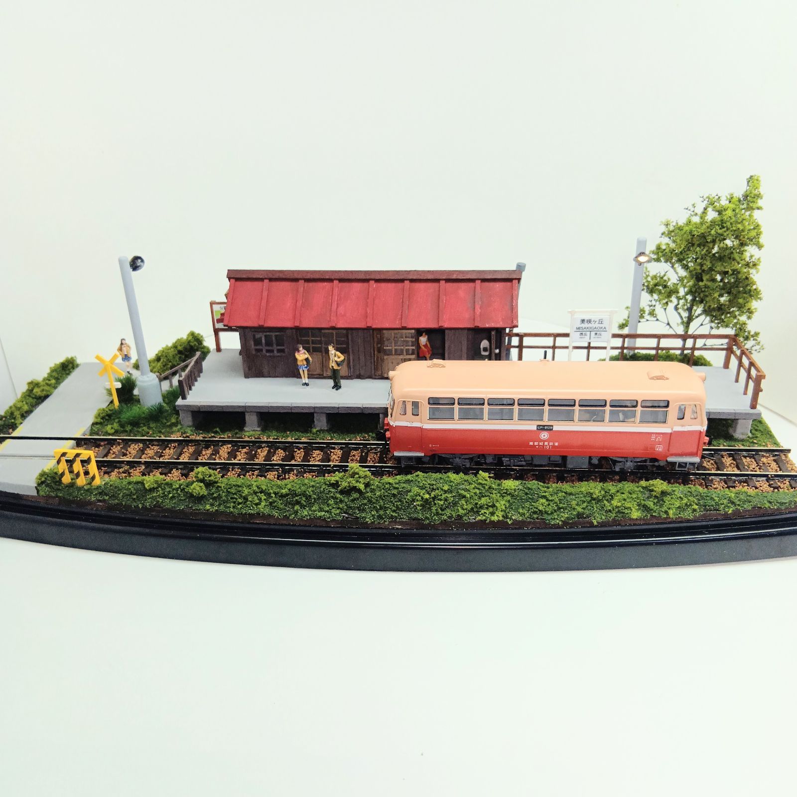 鉄道模型 HOゲージ ジオラマ 車両展示台 (昭和の駅10) - メルカリ