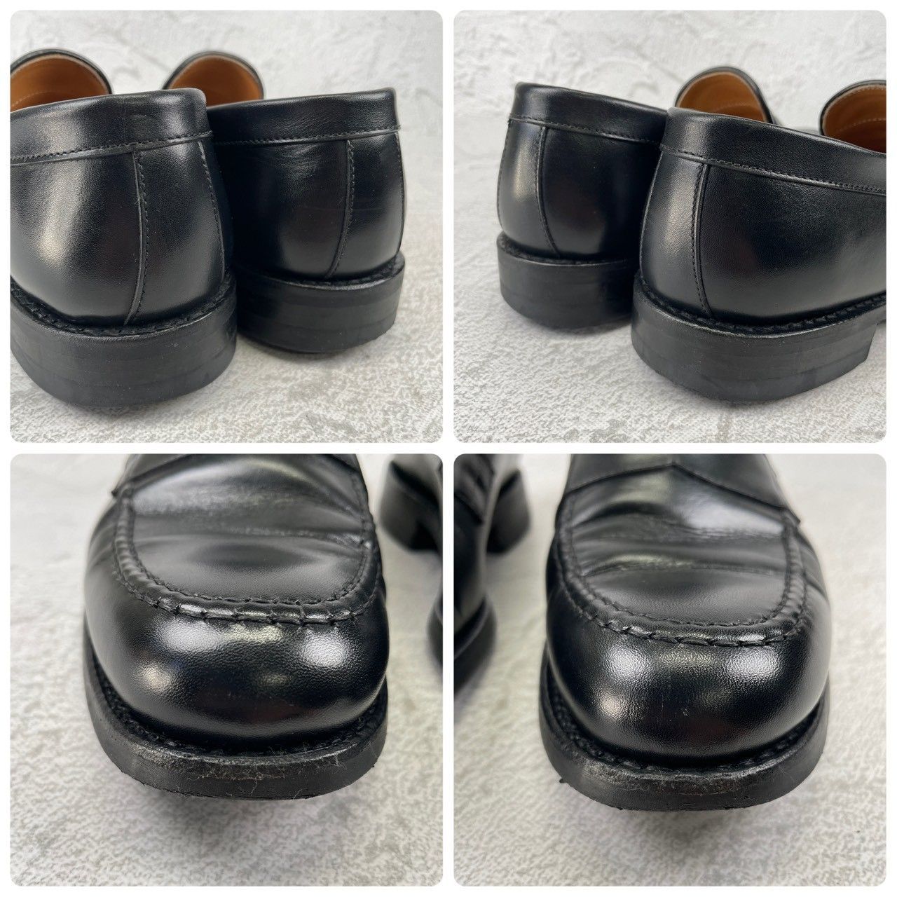 良品】Berwick1707 バーウィック 4545 コインローファー ハーフサドル 
