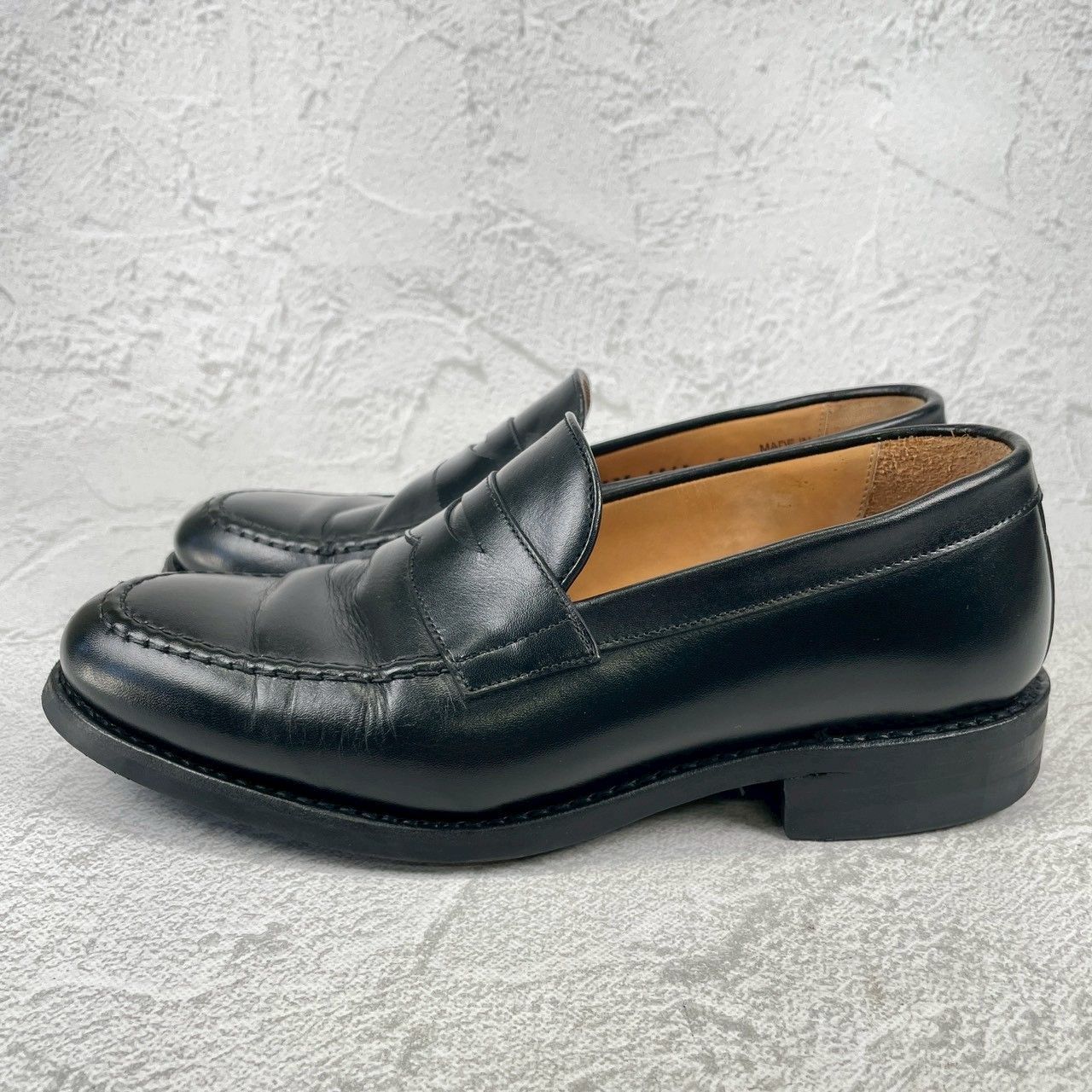 良品】Berwick1707 バーウィック 4545 コインローファー ハーフサドル