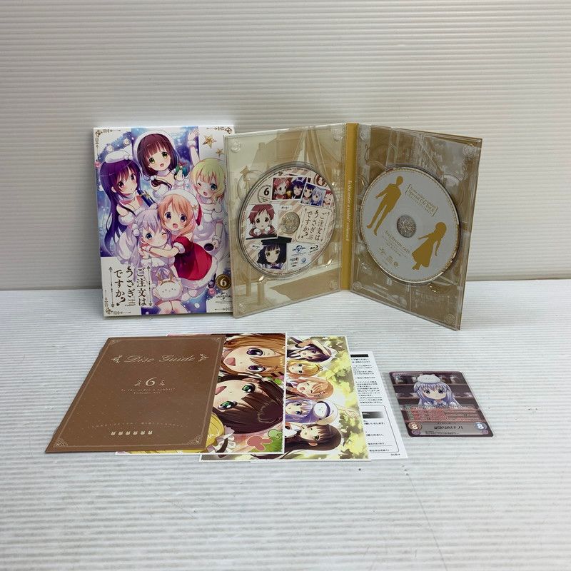 中古品】 ご注文はうさぎですか? 初回限定版 BOX付き全6巻セット Blu
