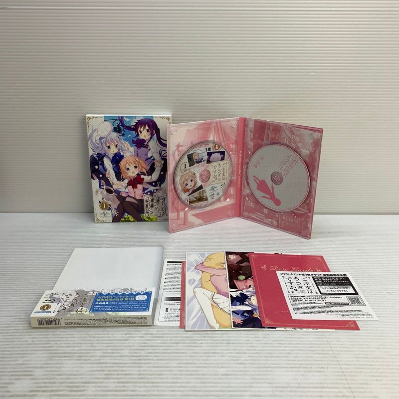 中古品】 ご注文はうさぎですか? 初回限定版 BOX付き全6巻セット Blu