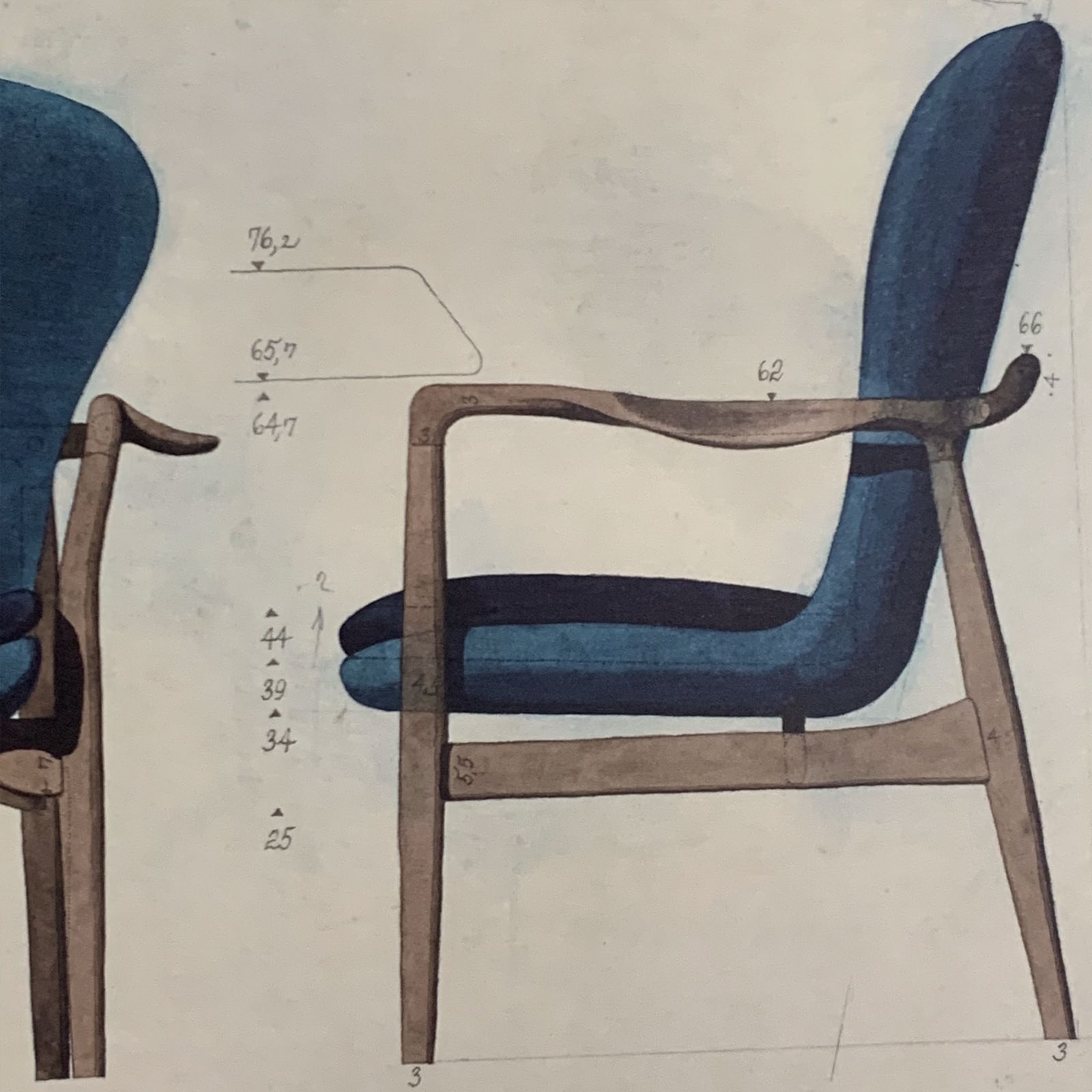 Finn Juhl｜ポスター｜Delegate's Chair 1950｜Ordrupgaard｜公式｜50