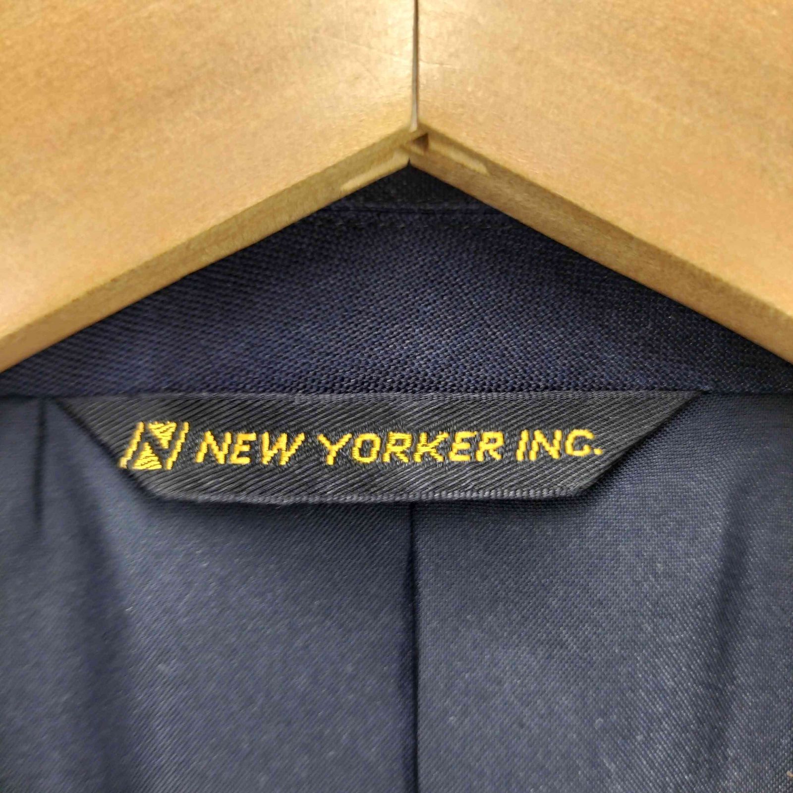 ニューヨーカー NEWYORKER ダブルテーラードジャケット 紺ブレ メンズ 