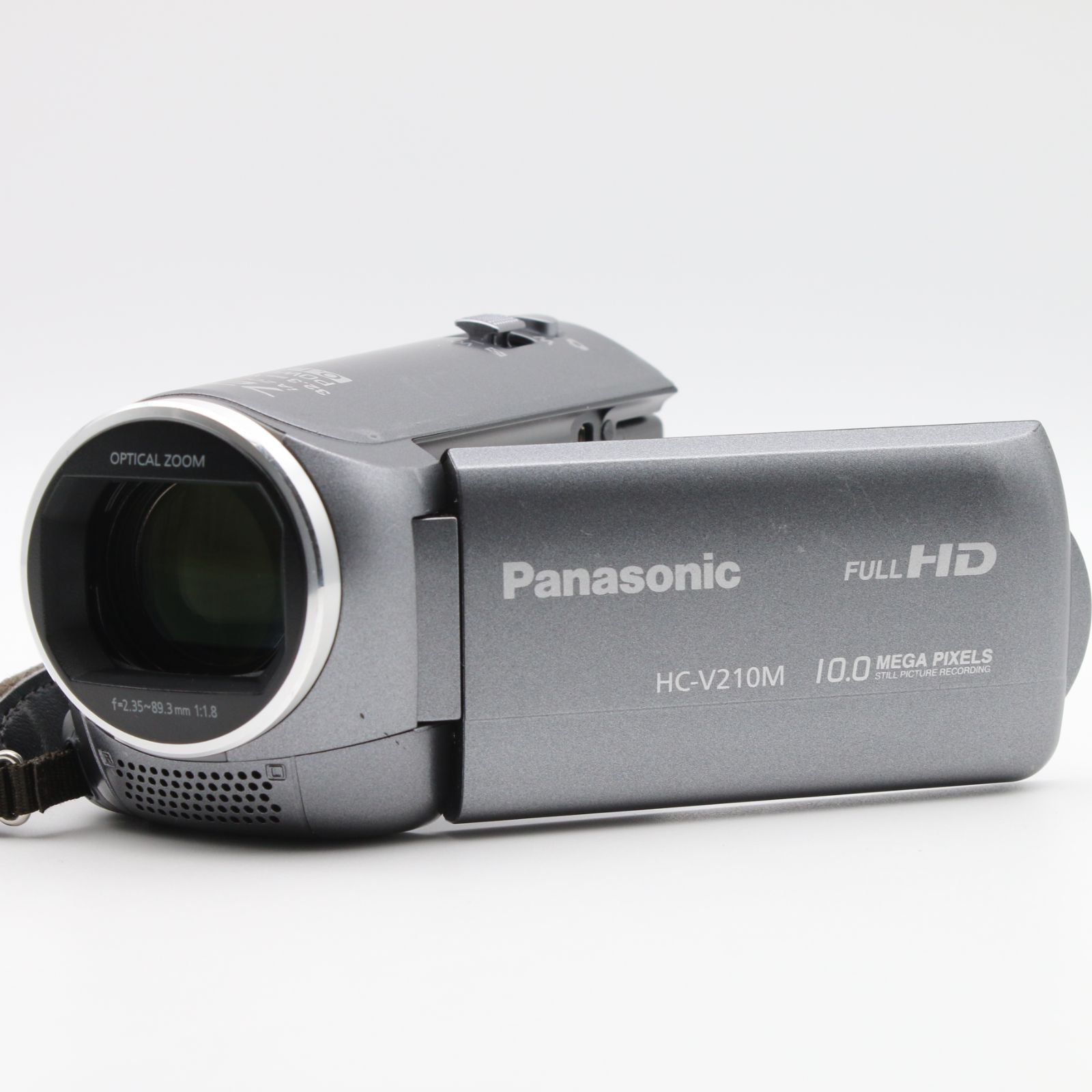 極上品】 Panasonic HC-V210M グレー 内蔵メモリー8GB デジタル