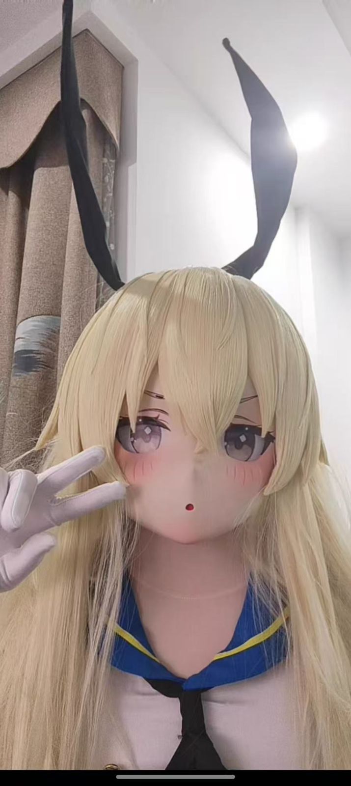 全頭面　島風 　 艦隊これくしょん　 着ぐるみ　マスク　コスプレ Yahoo!オークション - 全頭面 島風 - 艦隊これくしょん 着ぐるみ マス