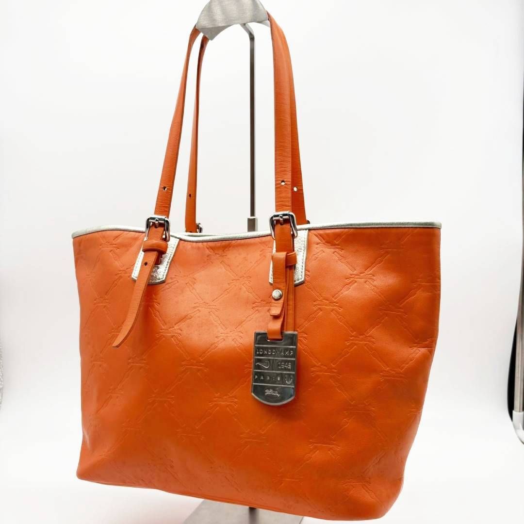 ロンシャン LONGCHAMP レザー トートバッグ 肩掛け 本革 レディース 
