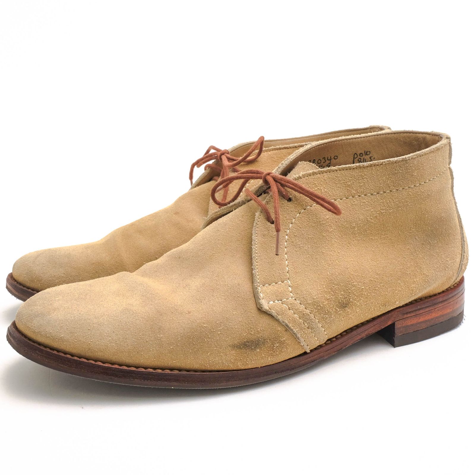 Trickers/Tricker's 처카 부츠 신발 남성용 신발 남성용 스웨이드 스웨이드 가죽 천연 가죽 베이지 M7169 CHUKKA 부츠 안감 없는 플레인 토 가죽 밑창 굿이어 웰트 매뉴팩처링