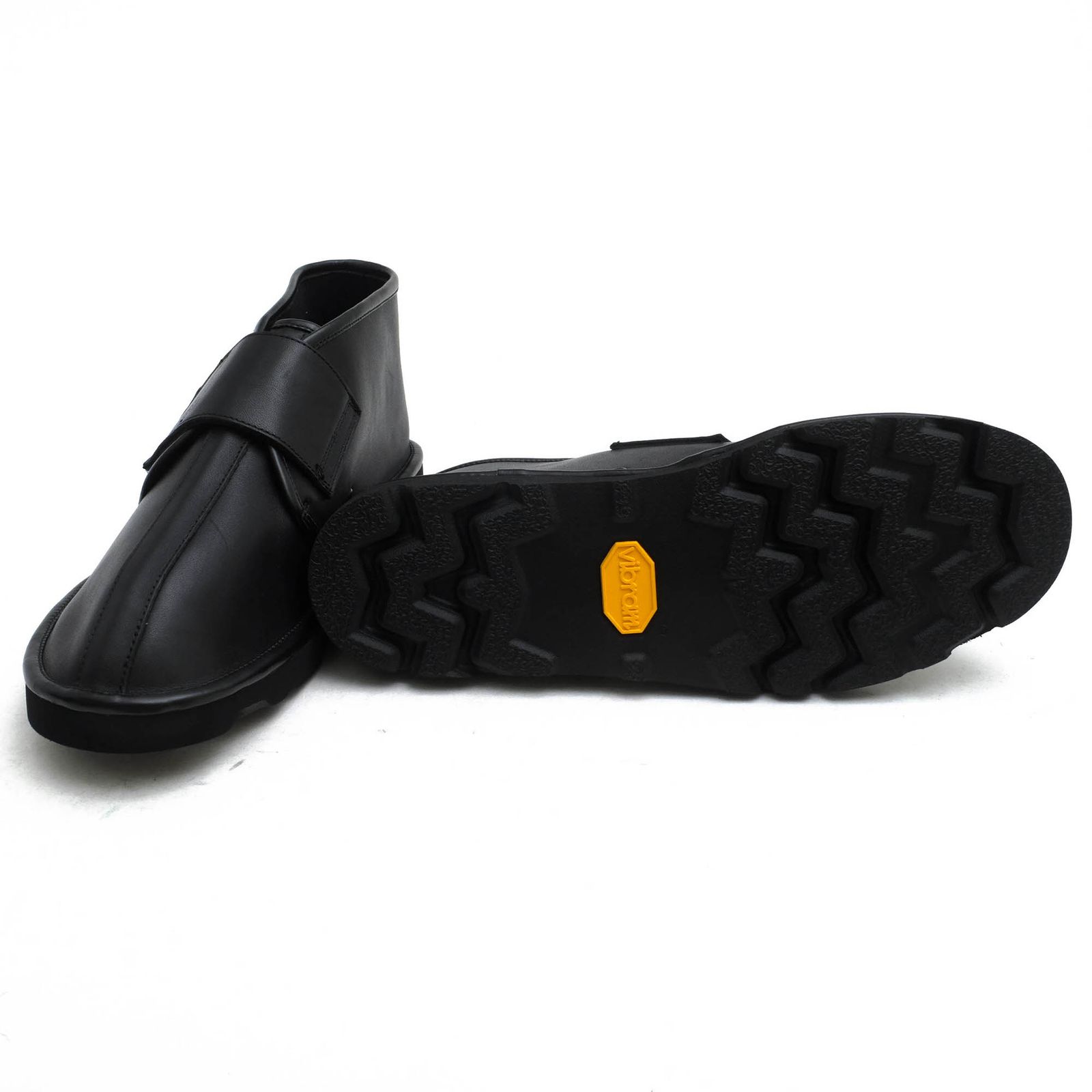 マルボー／Marbot チャッカブーツ シューズ 靴 メンズ 男性 男性用 レザー 革 本革 ブラック 黒  BELT SHOES LEATHER ベルトシューズ ミリタリー Vibramソール 靴/シューズ マルボー／Marbot チャッカブーツ シューズ 靴 メンズ