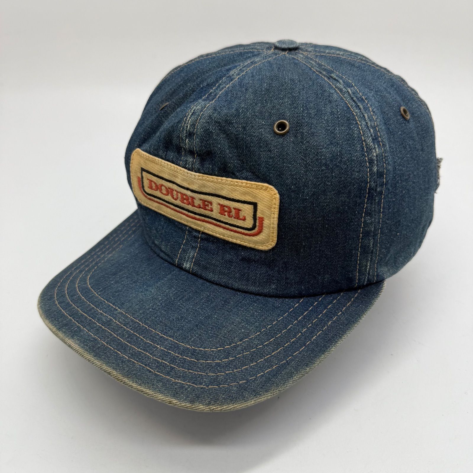 RRL Ralph Lauren 90s USA vintage special denim cap ダブルアール