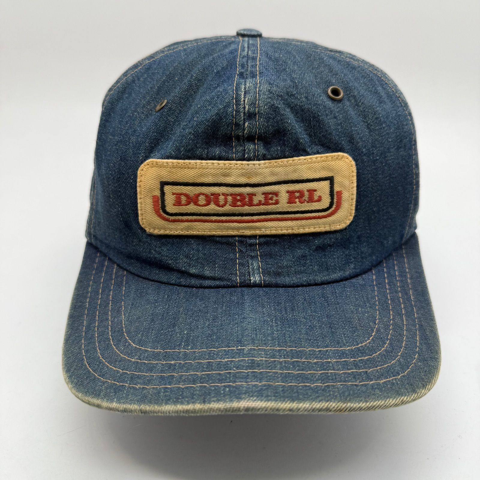 RRL Ralph Lauren 90s USA vintage special denim cap ダブルアール