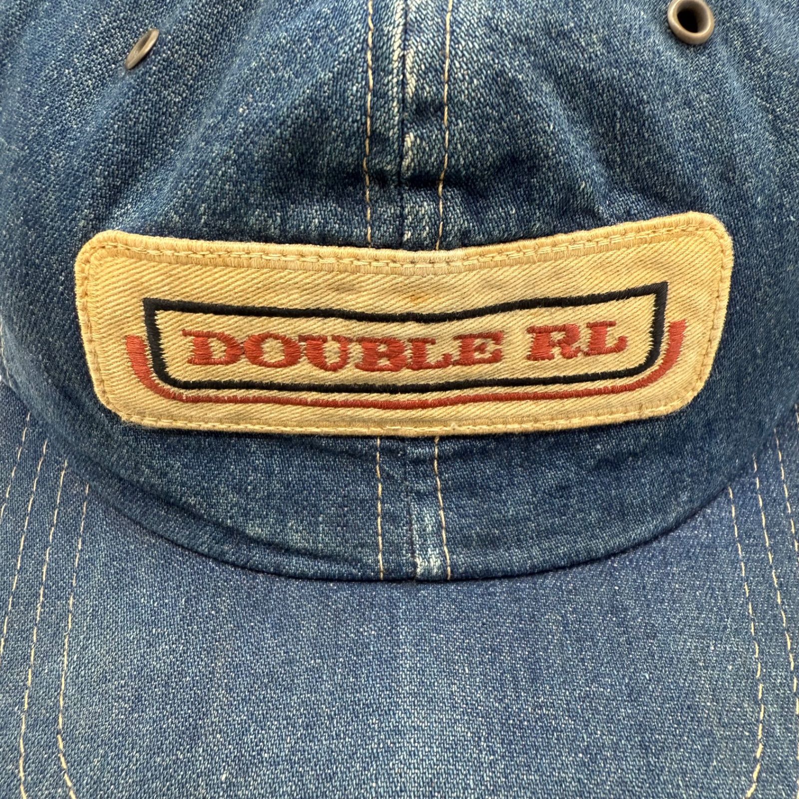 RRL Ralph Lauren 90s USA vintage special denim cap ダブルアール
