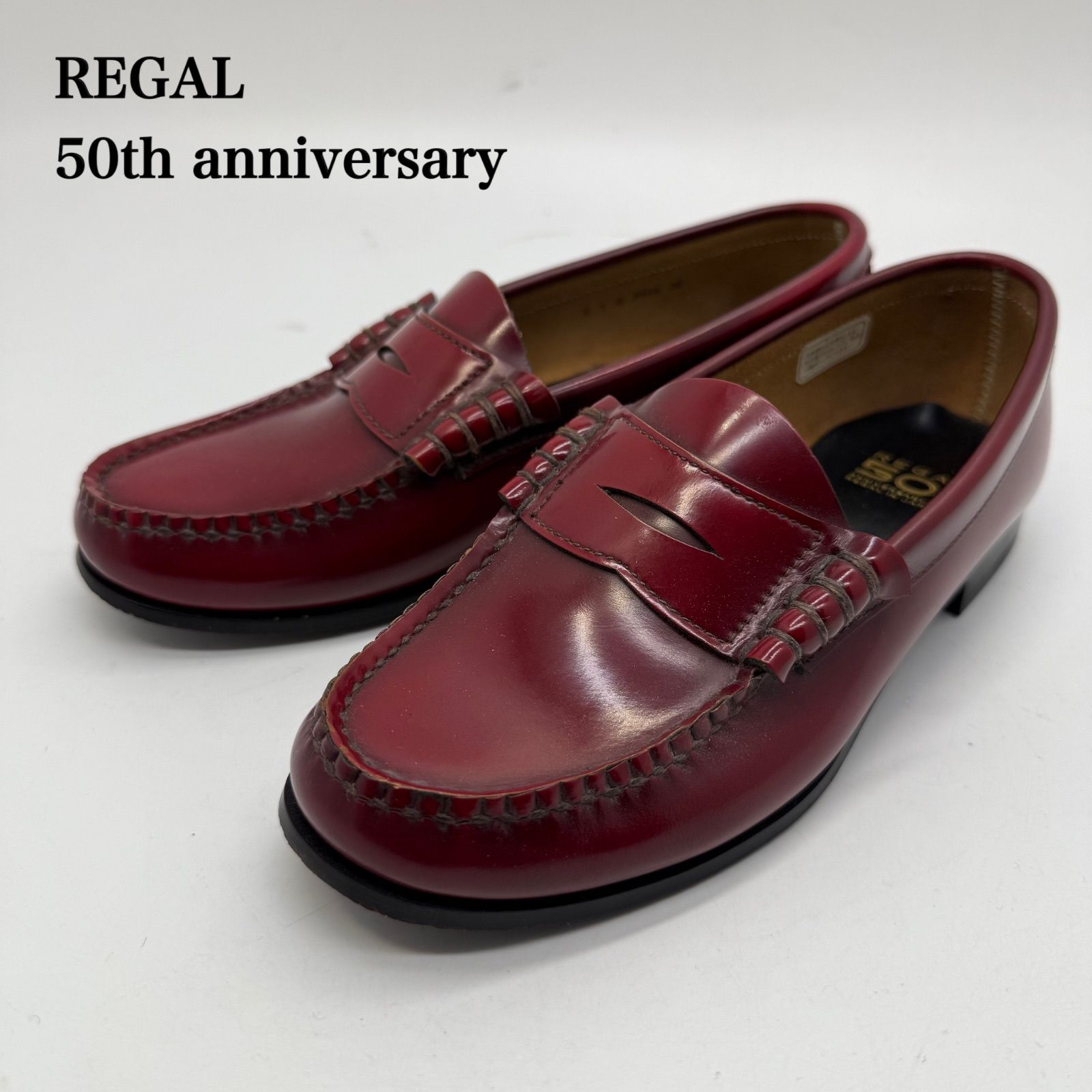 REGAL SHOES 50th ANNIVERSARY ローファー 24cm REGAL JAPAN 50th anniversary coin Loafer 24EEE FH14 リーガル 50