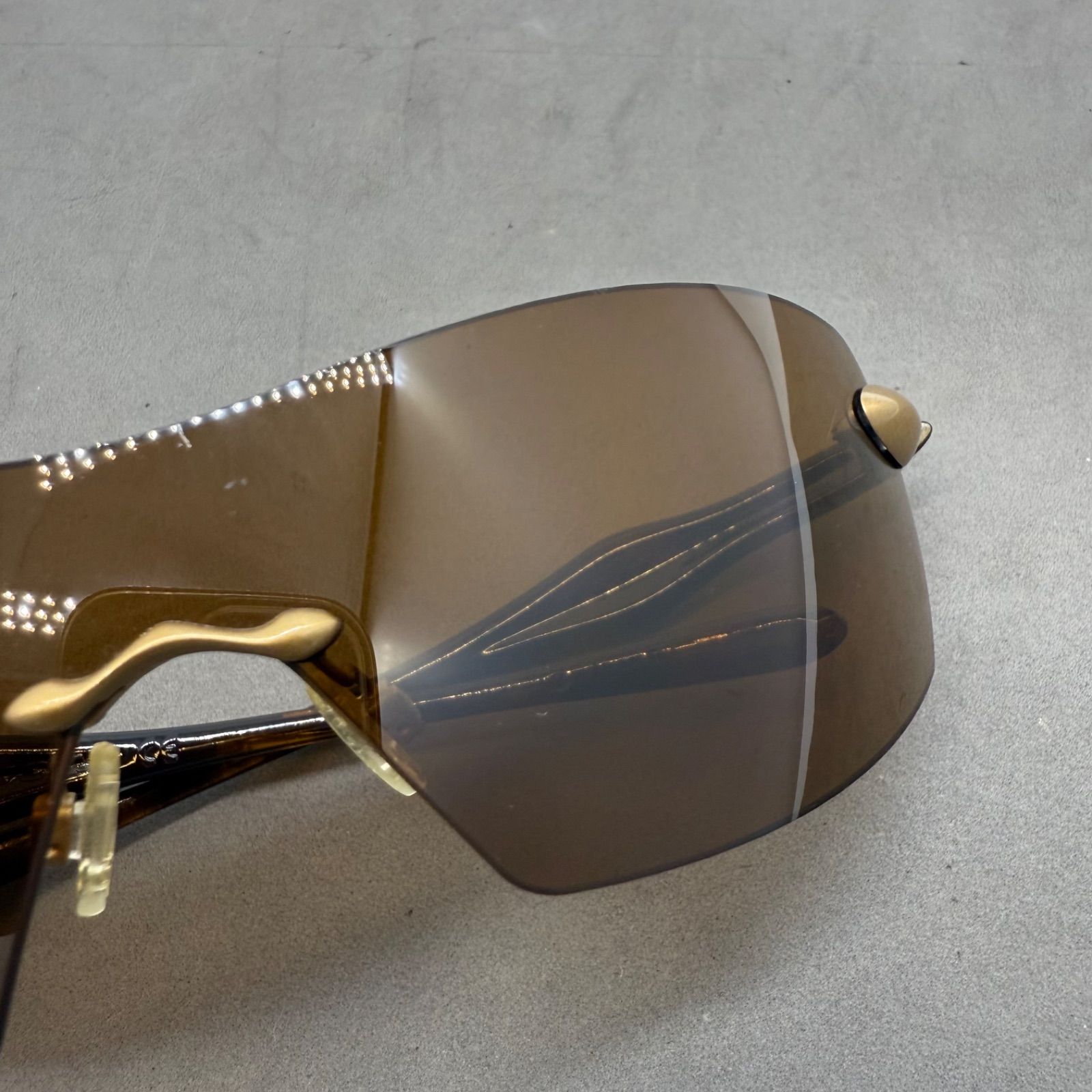OAKLEY 00s y2k USA tech archive Dartboard Sunglasses Tortoise