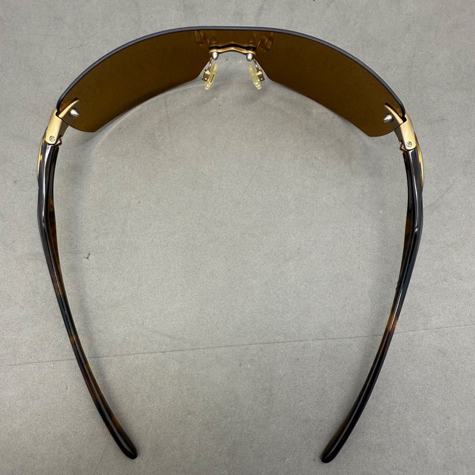 OAKLEY 00s y2k USA tech archive Dartboard Sunglasses Tortoise