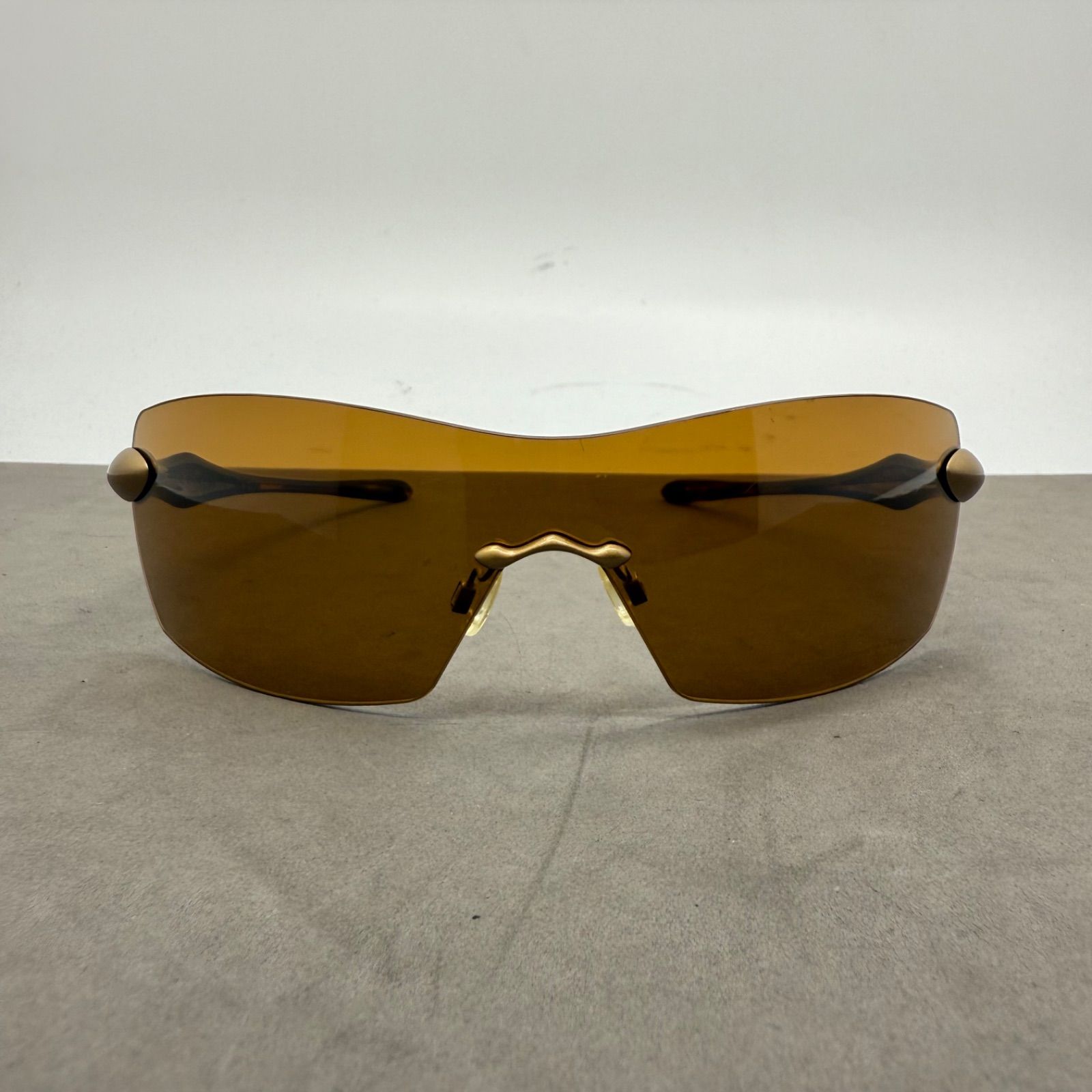 OAKLEY 00s y2k USA tech archive Dartboard Sunglasses Tortoise