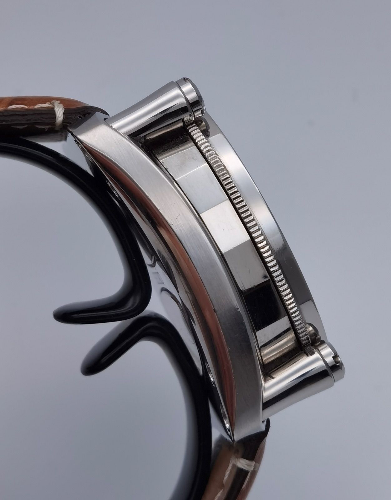  保証書付き セイコー SEIKO ガランテ SBLA009 5R65-0AA0 パワーリザーブ スプリングドライブ デイト SS メンズ 自動巻き 腕時計 ブラウン系 自動巻き時計 腕時計(アナログ)