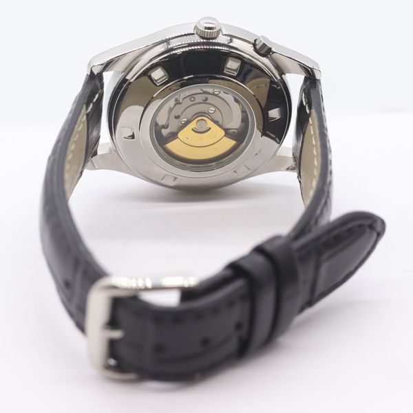  稼働 儀象堂 GISHODO ラウンド AT|自動巻 ホワイト文字盤 メンズ腕時計 0396000 2BGT MST ABC19098 スタイルアップ 自動巻き時計 腕時計(アナログ)