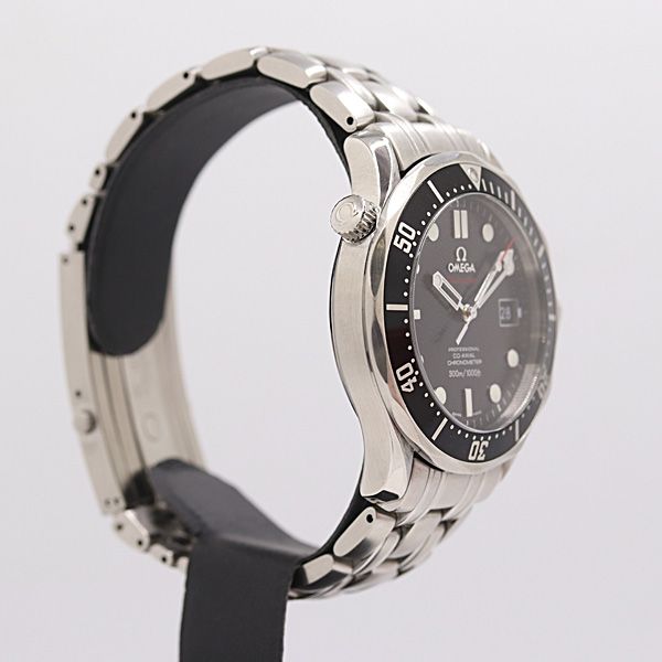 稼働 箱|保付 オメガ シーマスター 212.30.41.20.01.002 AT|自動巻 ブラック文字盤 メンズ腕時計 0003630 3BKT ABC19106 KMT ジャケット 自動巻き時計 腕時計(アナログ)