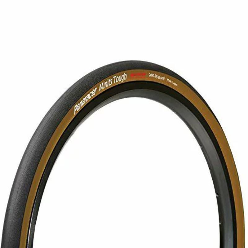 [パナレーサー(Panaracer)] 【2本セット】ミニッツ タフ Minits Tough タイヤ 黒/茶(ETRTO:28-451) 20×1 1/8