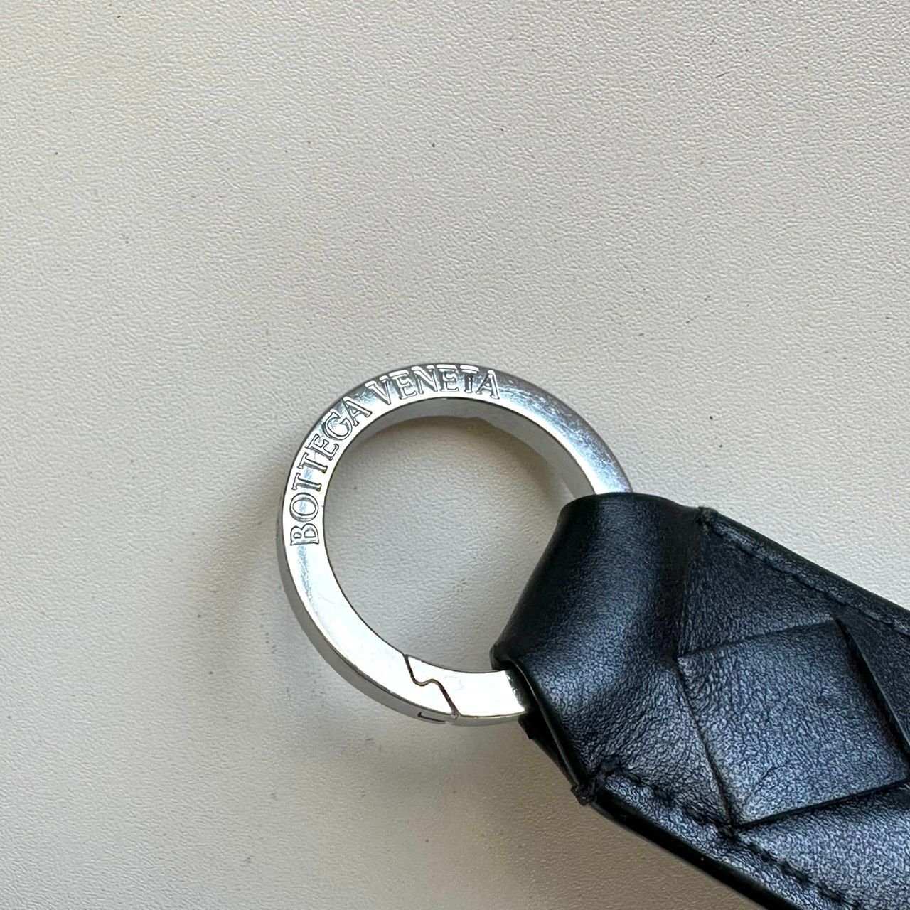 ボッテガヴェネタ BOTTEGA VENETA タブ キーリング キーホルダー
