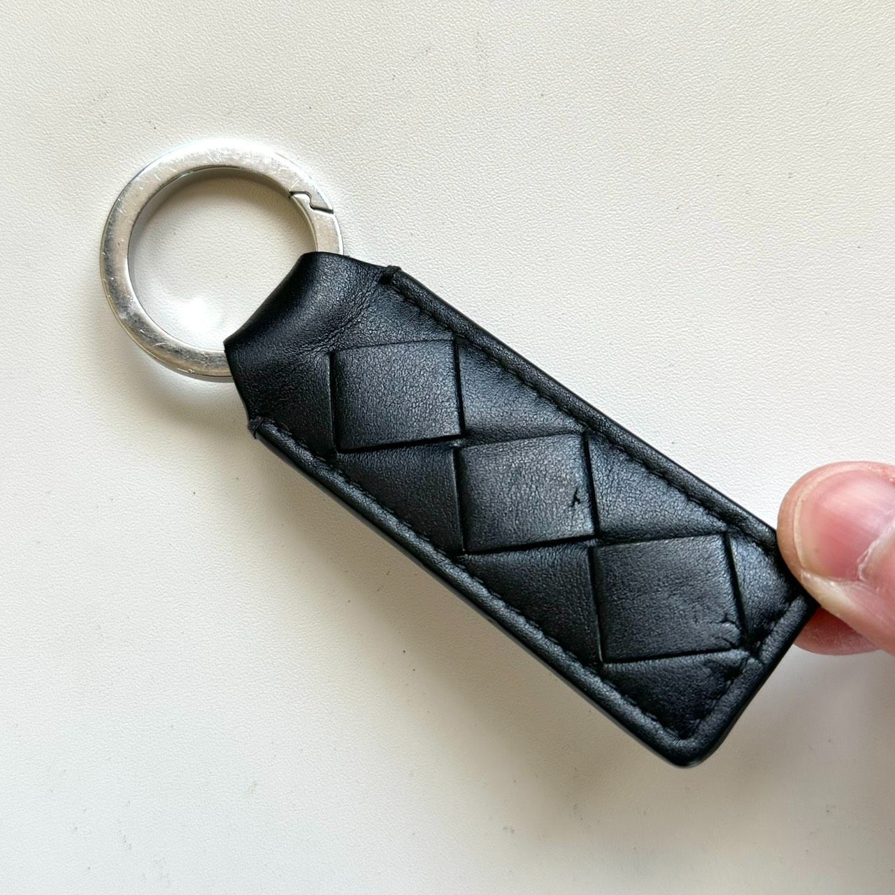 ボッテガヴェネタ BOTTEGA VENETA タブ キーリング キーホルダー