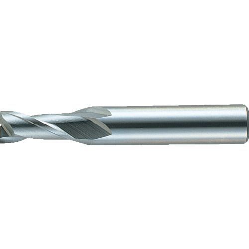 三菱Ｋ　２枚刃汎用　ハイススクエアエンドミルショット刃長（Ｓ）２０ｍｍ