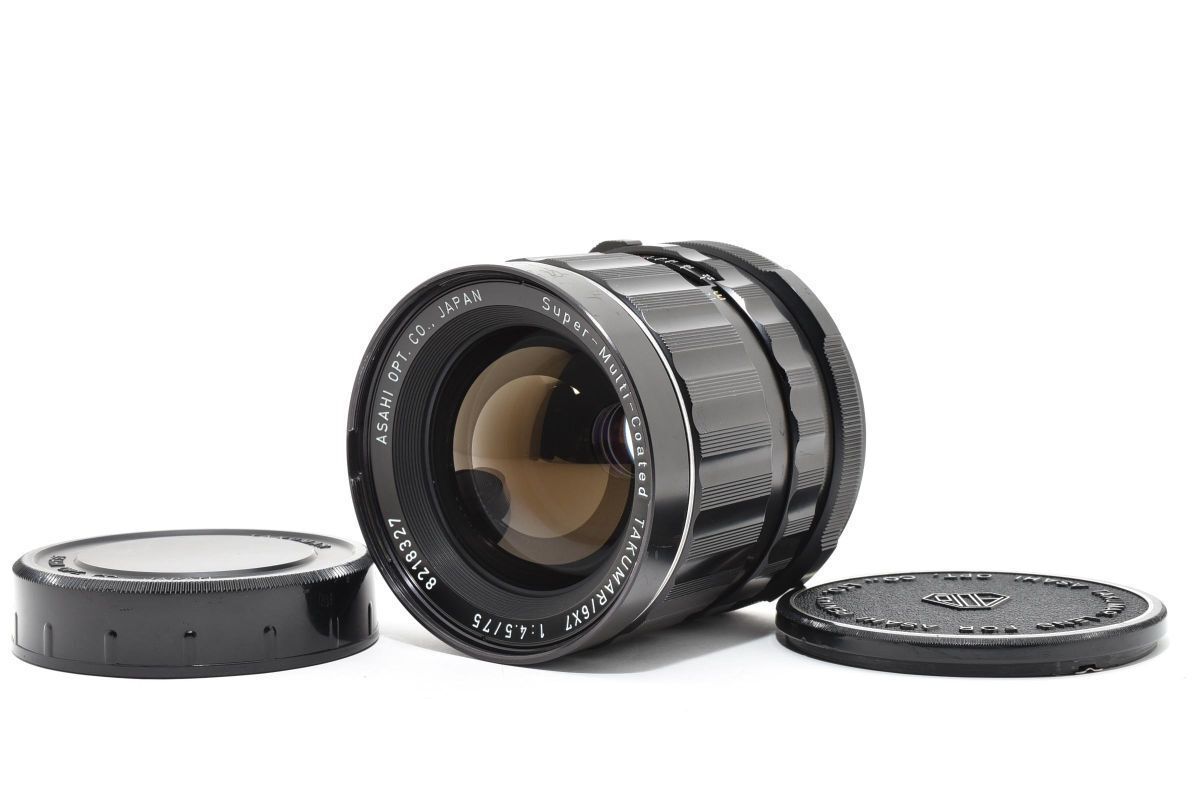 ☆美品☆ ペンタックス PENTAX Super-Multi-Coated TAKUMAR 6x7 75mm