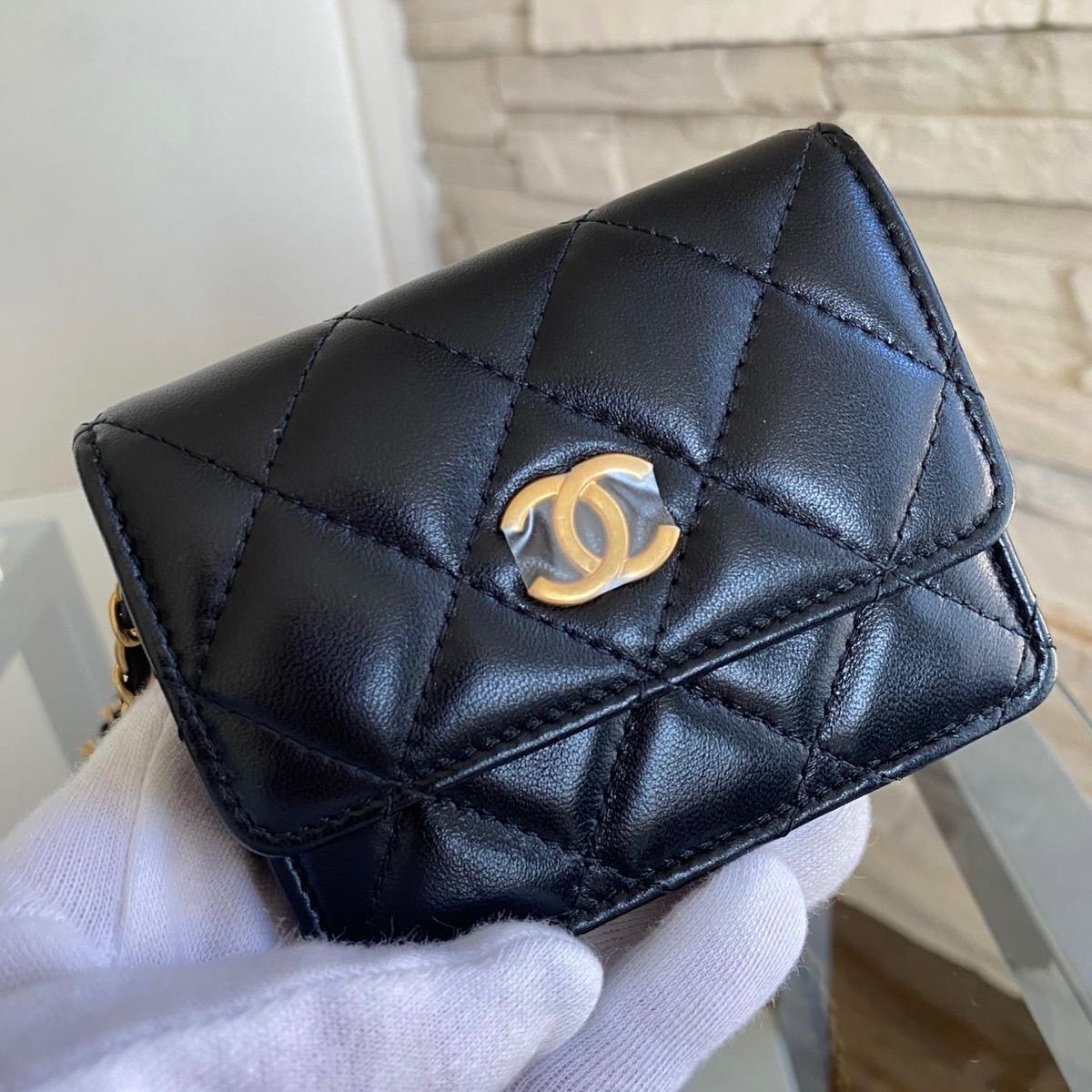 新品未使用 CHANEL(シャネル)チェーンウォレット - メルカリ