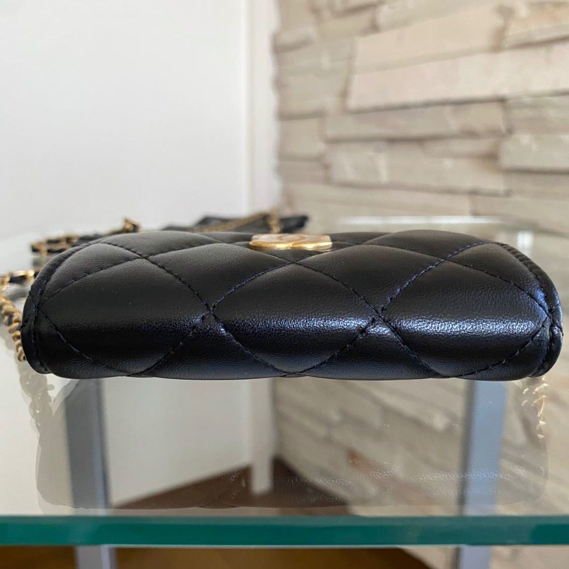 新品未使用 CHANEL(シャネル)チェーンウォレット - メルカリ