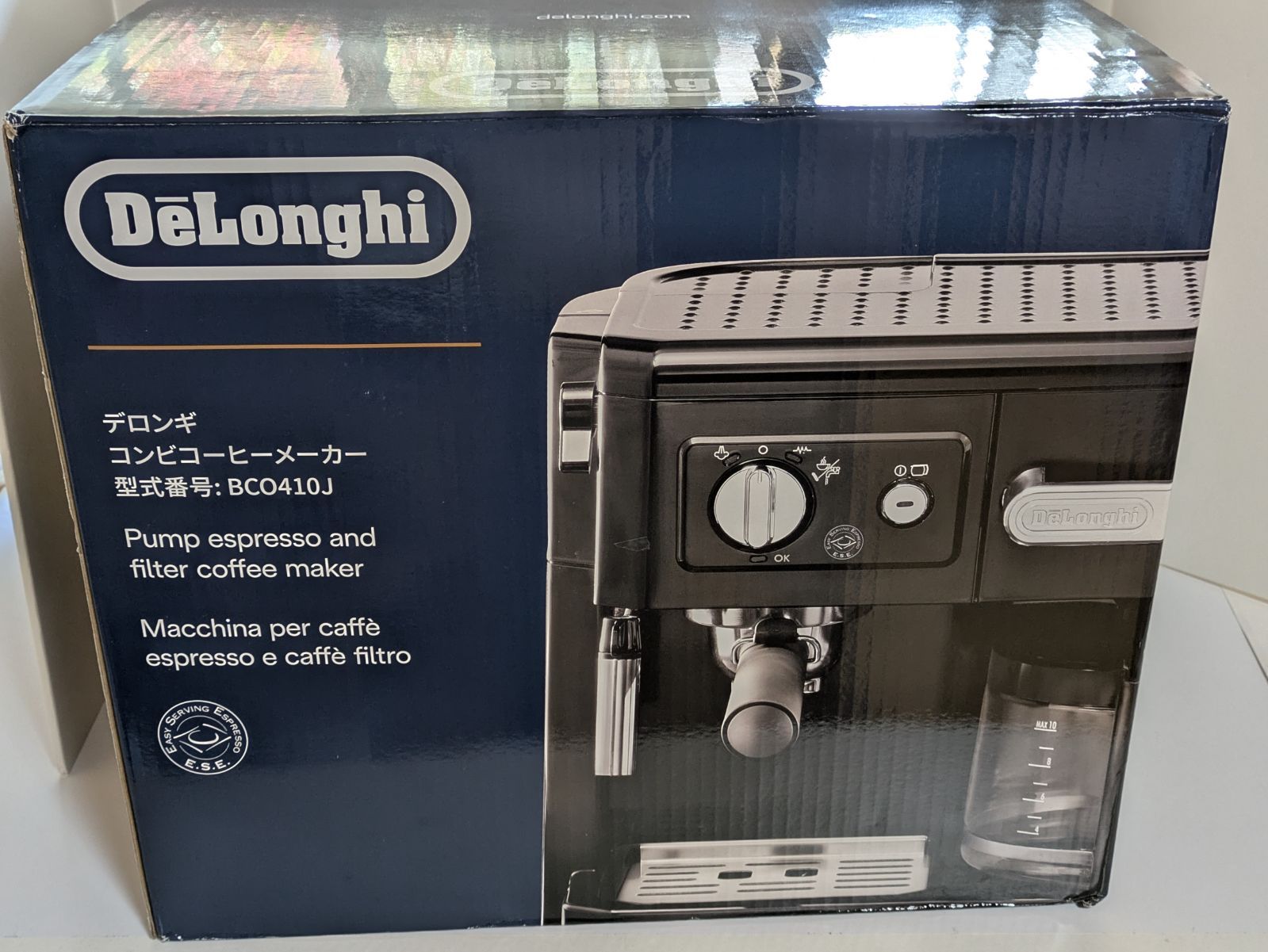 未使用】DeLonghi コンビコーヒーメーカー BCO410J デロンギ