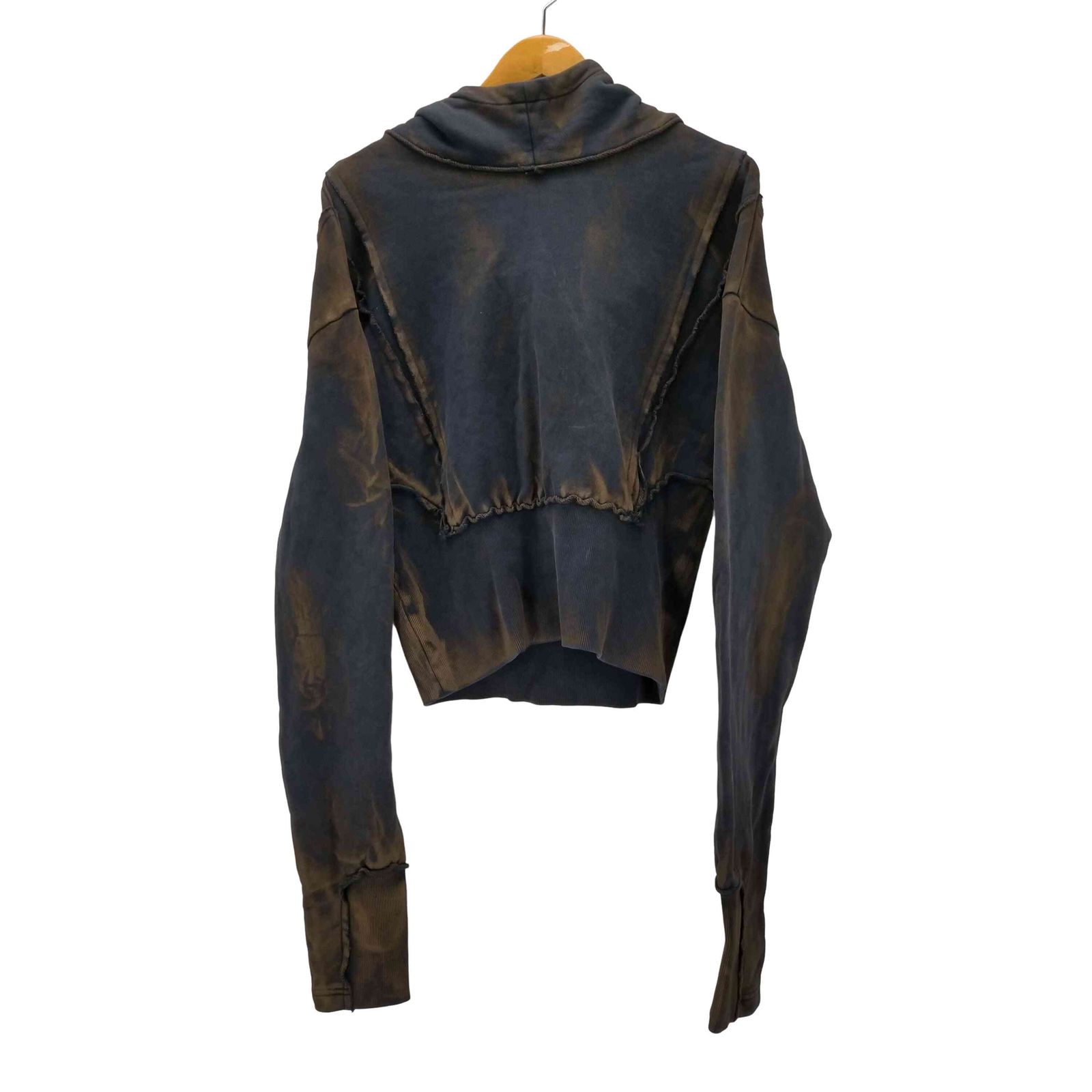 ユーズドフルギ USED古着 コンプ 24SS HAND PRINTED WAR DAMAGE HOODIE 