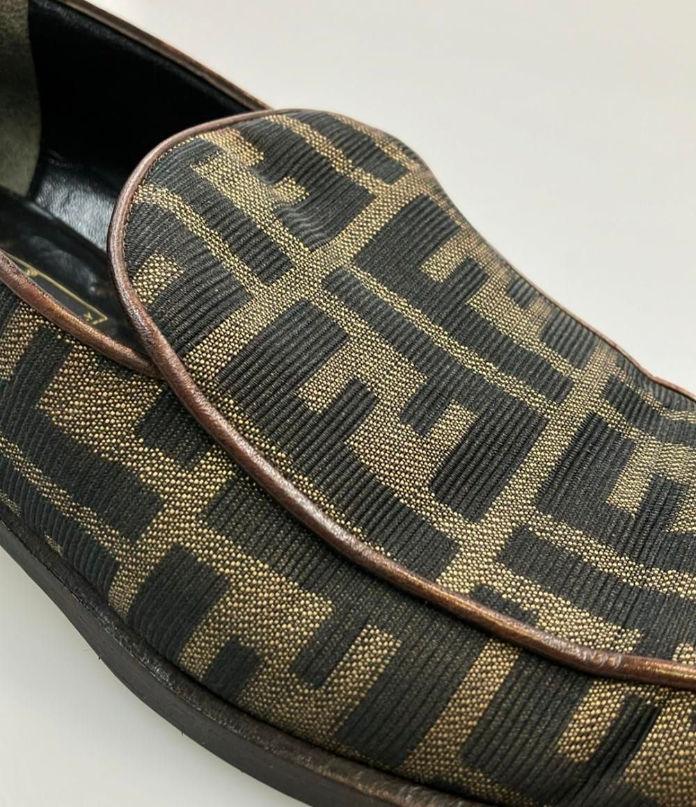 フェンディ ローファー ズッカ柄 レディース SIZE 38 1/2 (25.5cm