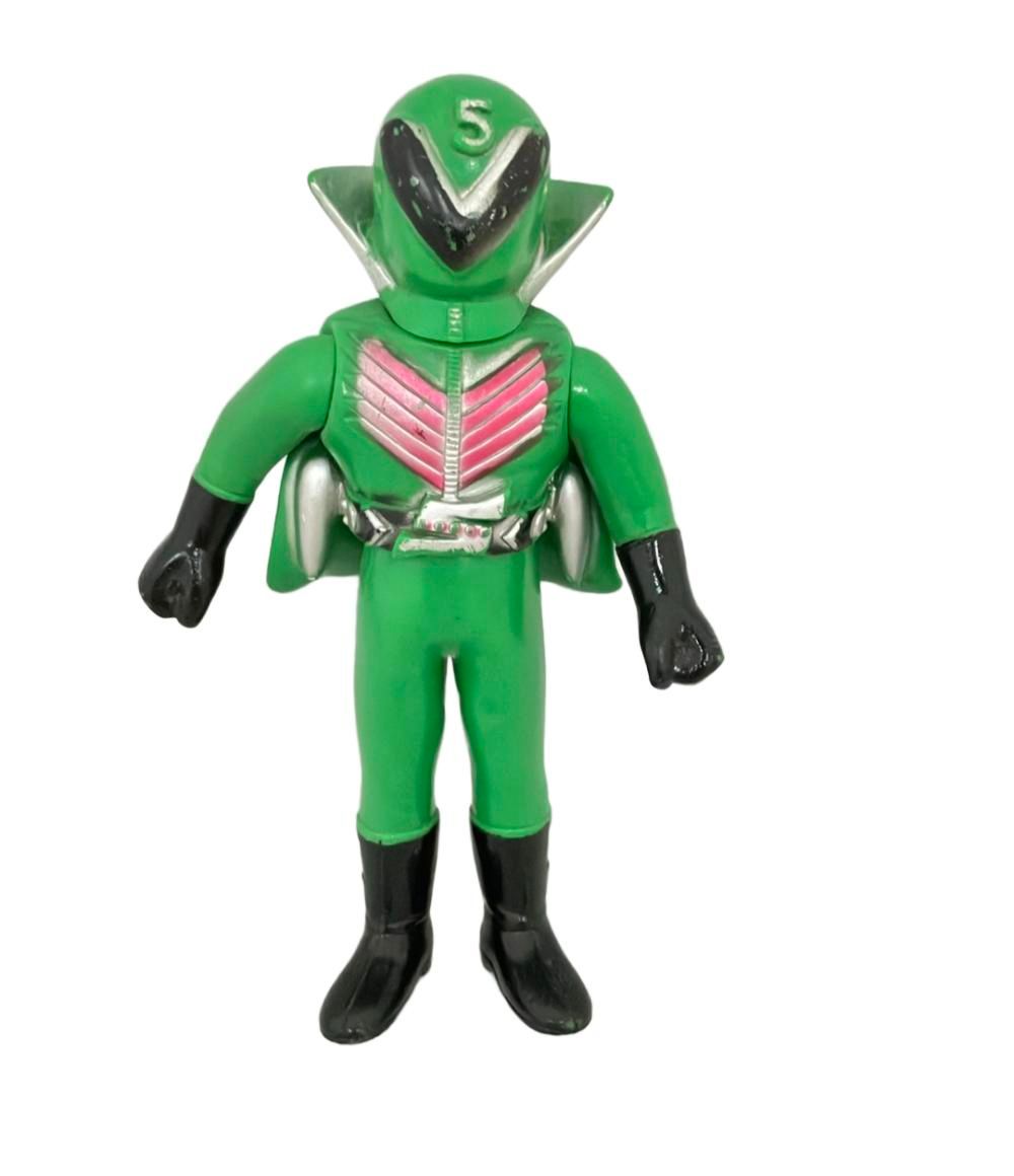 秘密戦隊ゴレンジャー ミドリレンジャー ポピー ソフビ人形 当時物
