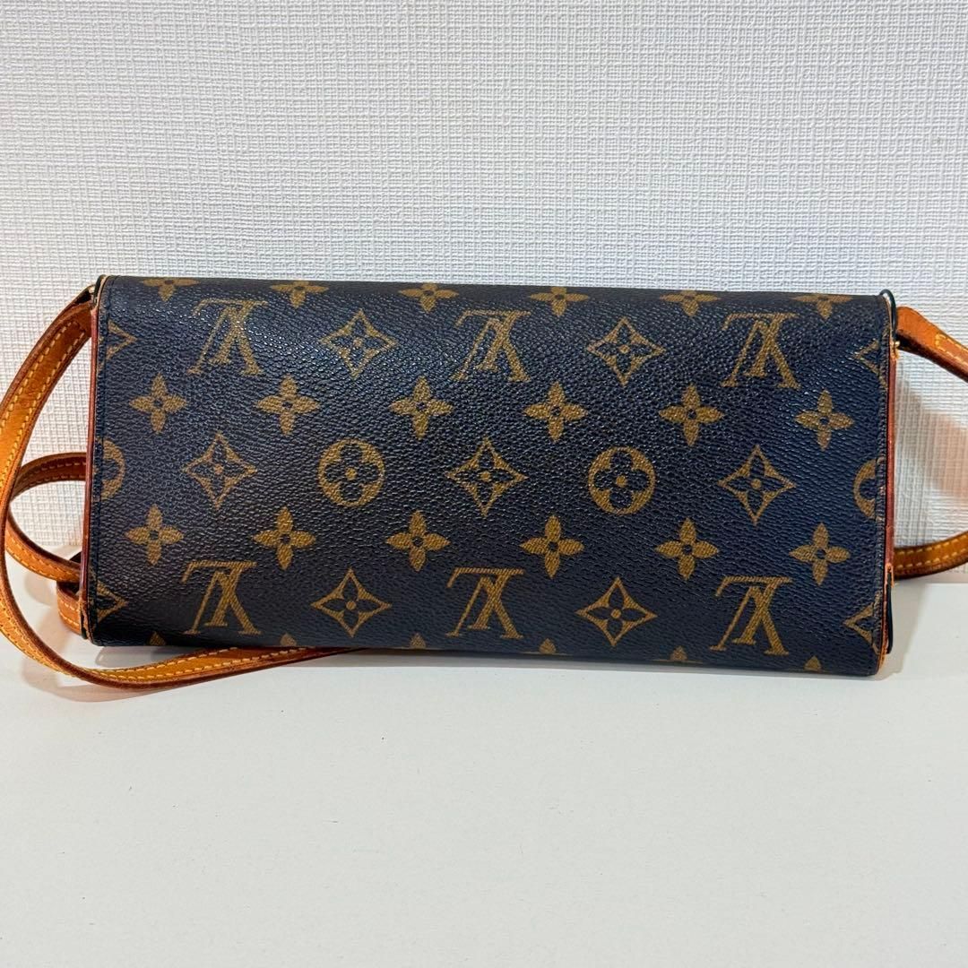 LOUIS VUITTON ルイヴィトン ポシェットツインPM モノグラム 美品