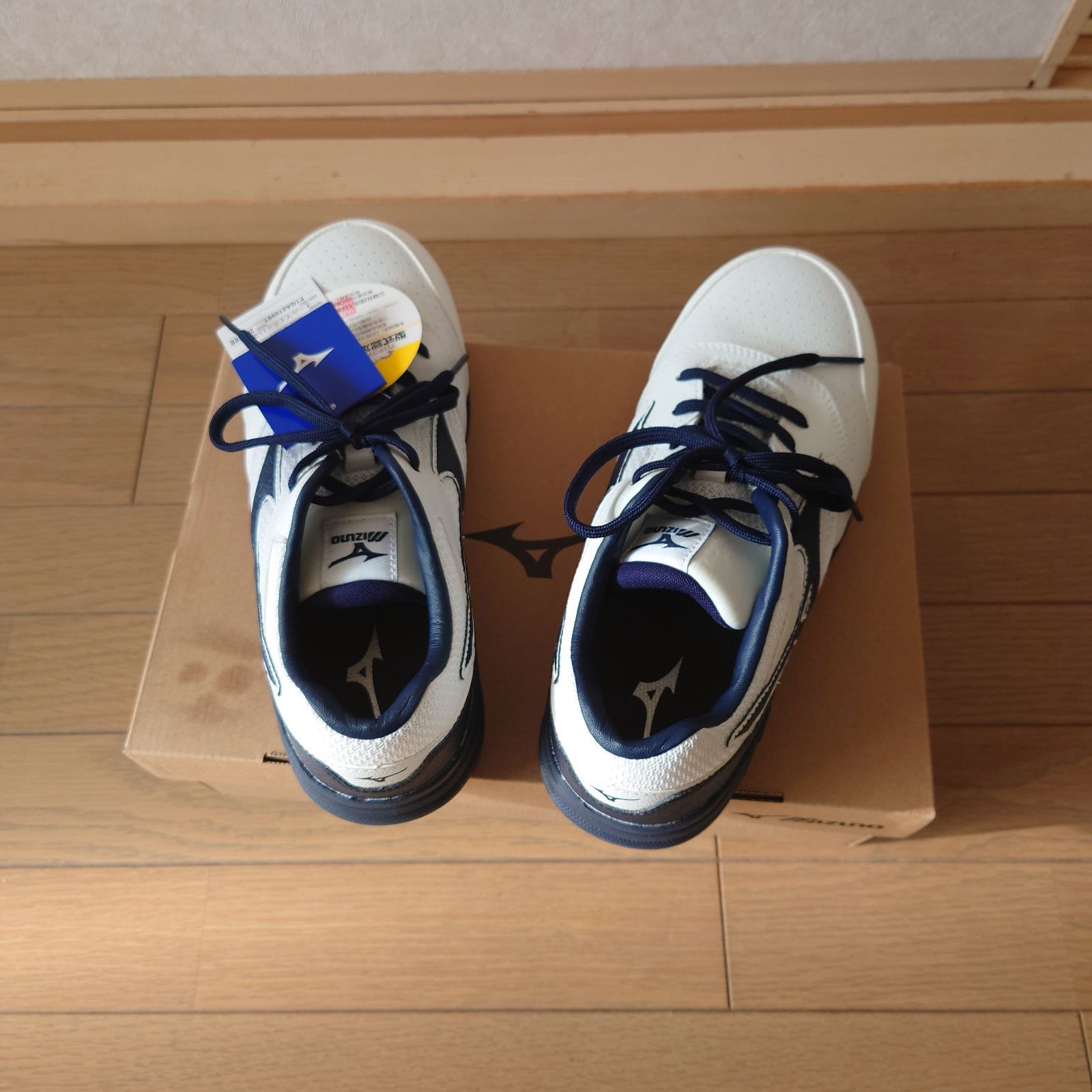 新品】MIZUNO 安全靴 ALMIGHTY LSII11L F1GA210001 ホワイト×ネイビー 
