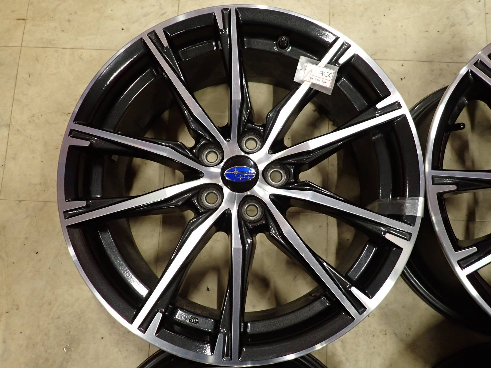 4本SET 会社宛 送料無料 17×7J スバル 純正 アルミ ホイール 5穴 PCD 