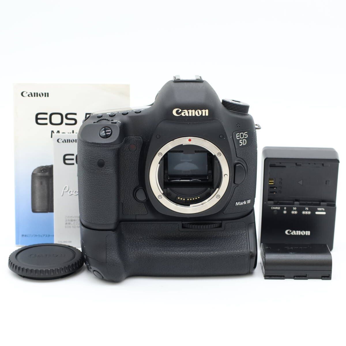CANON EOS 5D Mark III DSLR Camera with BG-E11 Battery Grip Operation Confirmed #5010M