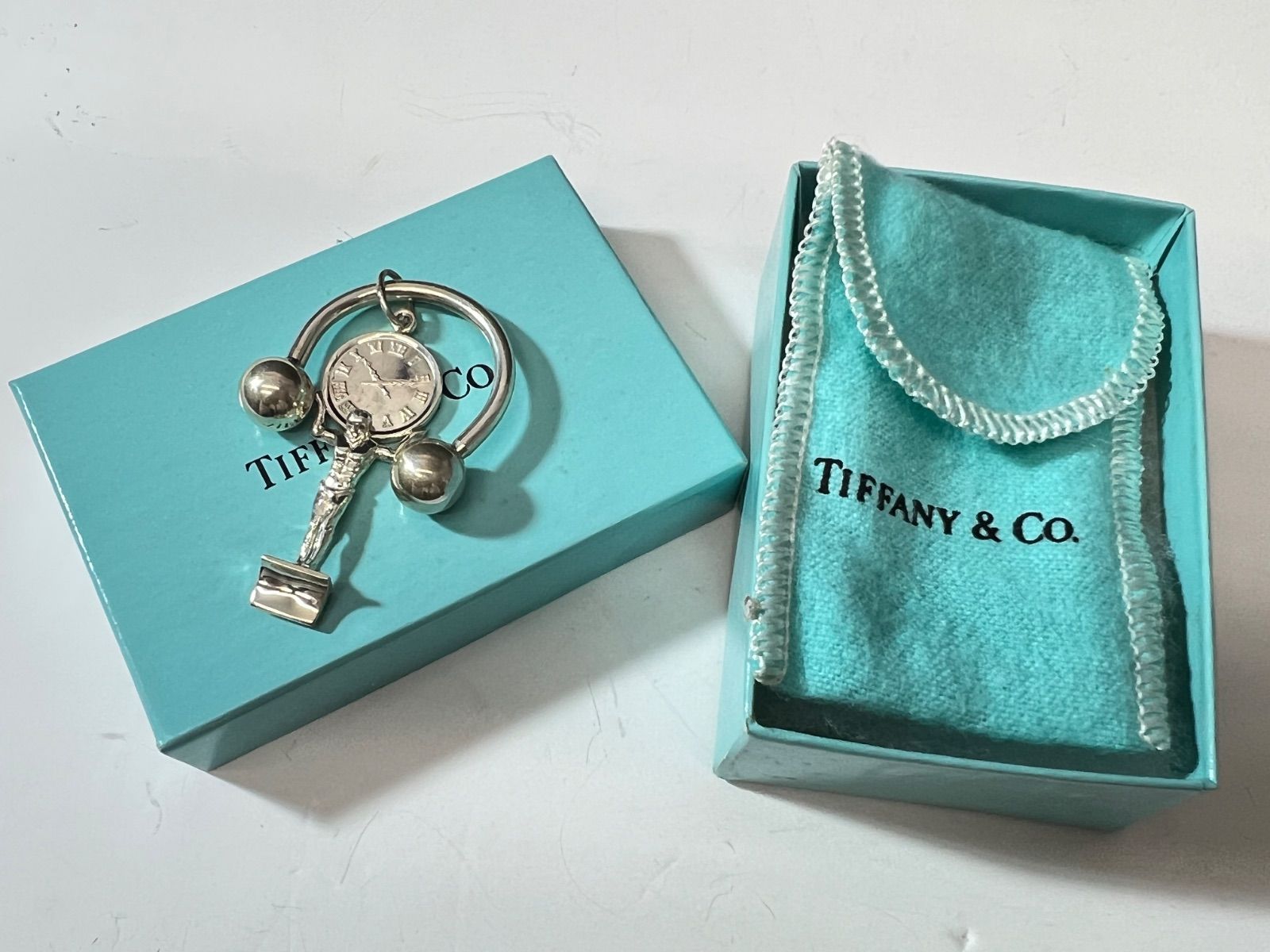 SV925 / ティファニー】TIFFANY&Co アトラスクロックキーリング