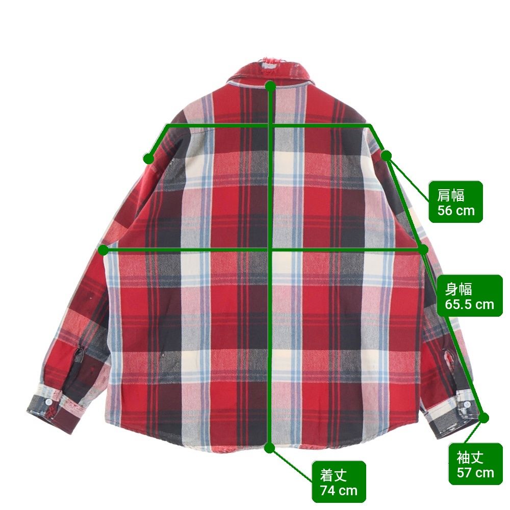 SAINT MICHAEL (セントマイケル) 25AW FLANNEL SHIRT SM-HR1-0000-043