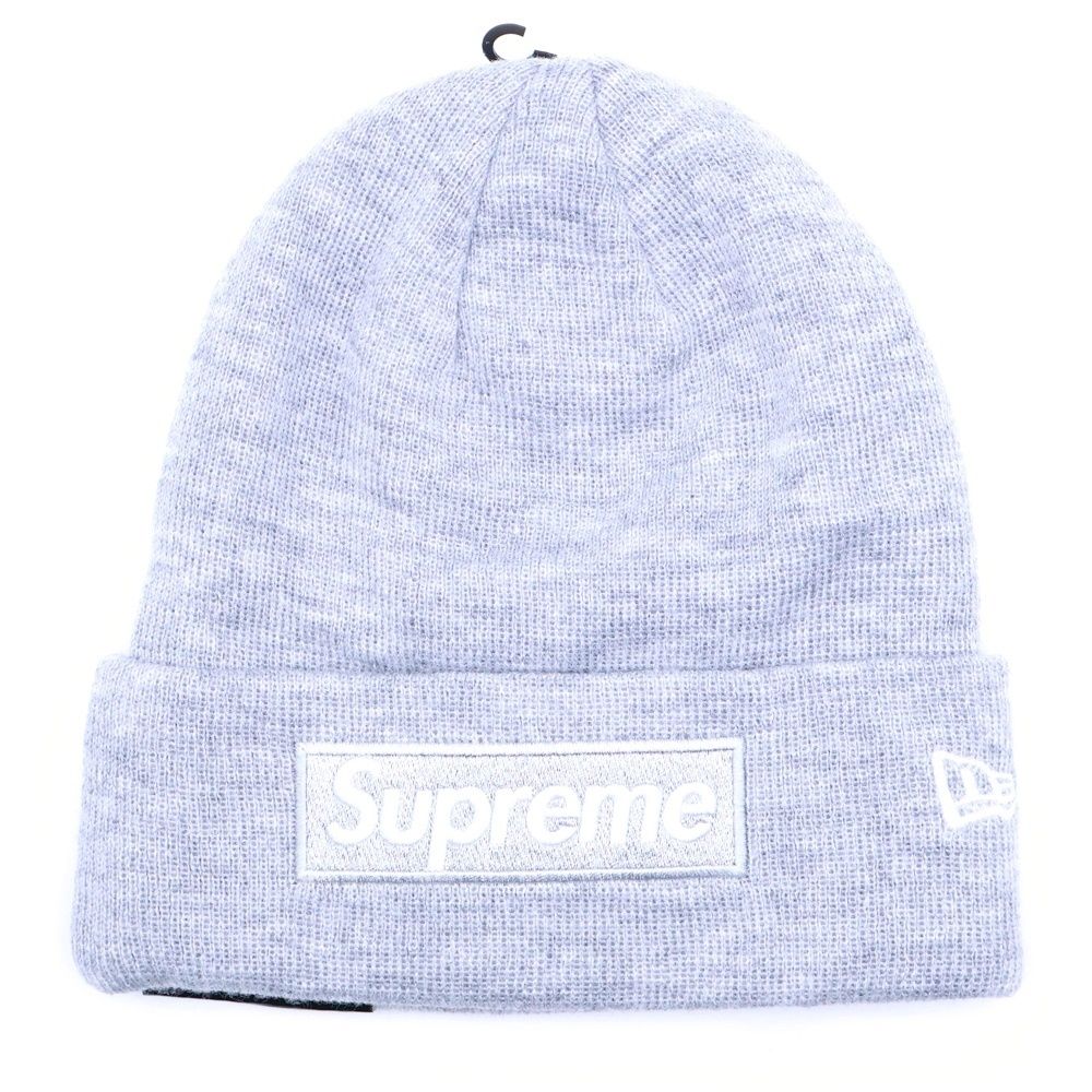 【新品未使用】Supreme ニット帽 グレー 未開封 SUPREME (シュプリーム) 24AW ×New Era Box Logo Beanie ニューエラ