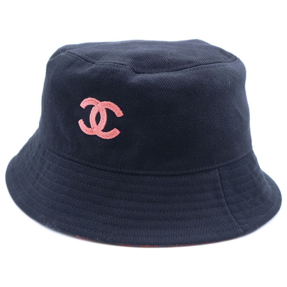 CHANEL (シャネル) ココマーク カモフラ リバーシブル バケットハット