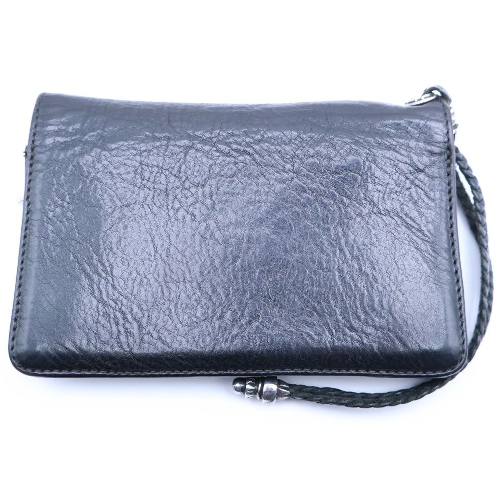 CHROME HEARTS (クロムハーツ) 2ZIP 2ジップ フローラルボタンレザー